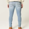 Jean skinny athlétique délavé clair Jean skinny athlétique délavé clair