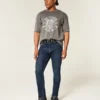 Jean skinny athlétique délavé foncé Jean skinny athlétique délavé foncé