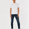 Jean skinny athlétique délavé foncé Jean skinny athlétique délavé foncé
