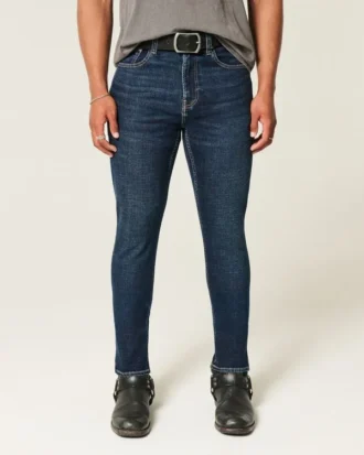Jean skinny athlétique délavé foncé