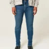 Jean skinny athlétique délavé foncé Jean skinny athlétique délavé foncé