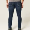 Jean skinny athlétique délavé foncé Jean skinny athlétique délavé foncé