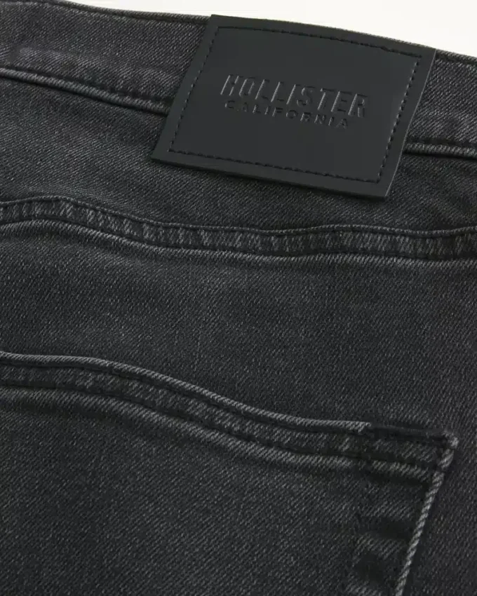 Jean skinny athlétique noir délavé Jean skinny athlétique noir délavé