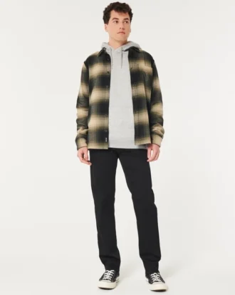 Jean slim droit noir indécolorable