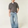 Jean super baggy délavé moyen Jean super baggy délavé moyen