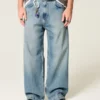 Jean super baggy délavé moyen Jean super baggy délavé moyen