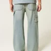 Jean super baggy délavé moyen Jean super baggy délavé moyen