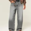 Jean super baggy gris délavé Jean super baggy gris délavé