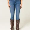 Jean super skinny taille haute délavé foncé Jean super skinny taille haute délavé foncé