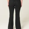 Jean évasé taille haute noir Jean évasé taille haute noir