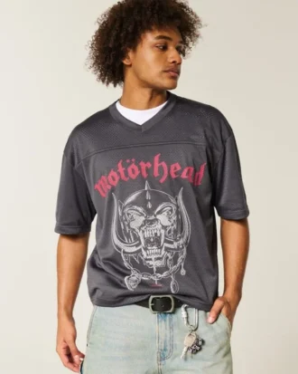 Jersey court et carré avec motif Motörhead