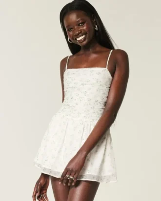 Jupe-short en mousseline