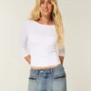 Jupe-short micro en denim Jupe-short micro en denim