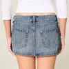 Jupe-short micro en denim Jupe-short micro en denim