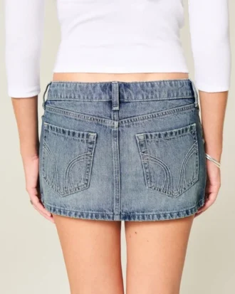 Jupe-short micro en denim