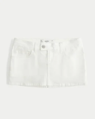 Jupe-short micro en sergé