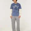 Logo graphique Jean baggy Logo graphique Jean baggy
