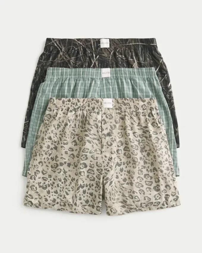 Lot de 3 boxers en coton