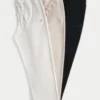 Lot de 3 pantalons de jogging baggy en molleton Icon