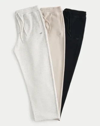Lot de 3 pantalons de jogging baggy en molleton Icon