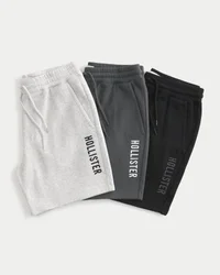 Lot de 3 shorts à logo mi-cuisse