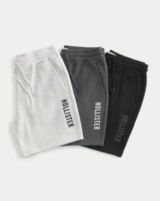 Lot de 3 shorts à logo mi-cuisse