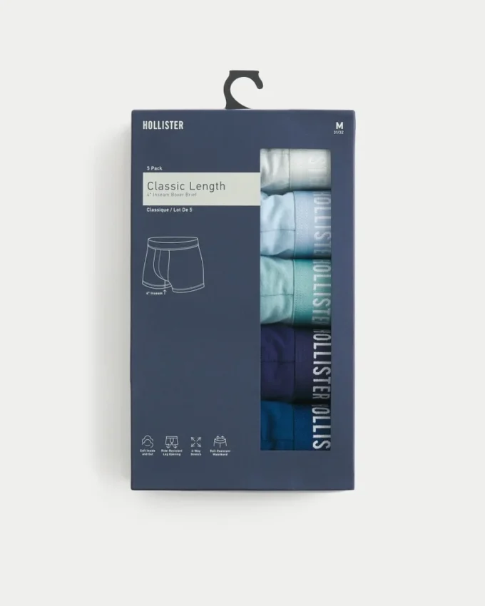 Lot de 5 boxers classiques