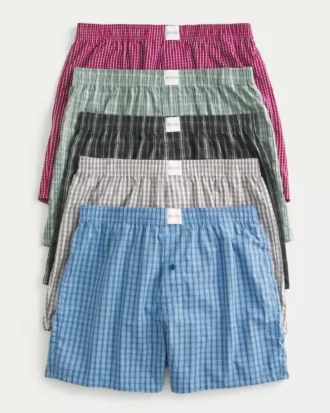 Lot de 5 boxers en coton