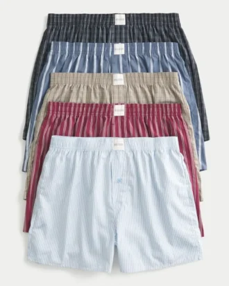 Lot de 5 boxers en coton