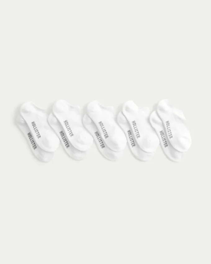Lot de 5 paires de socquettes à logo Lot de 5 paires de socquettes à logo