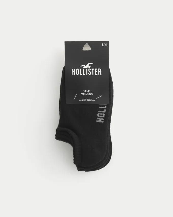 Lot de 5 paires de socquettes à logo