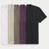 Lot de 5 t-shirts décontractés et rafraîchissants Lot de 5 t-shirts décontractés et rafraîchissants