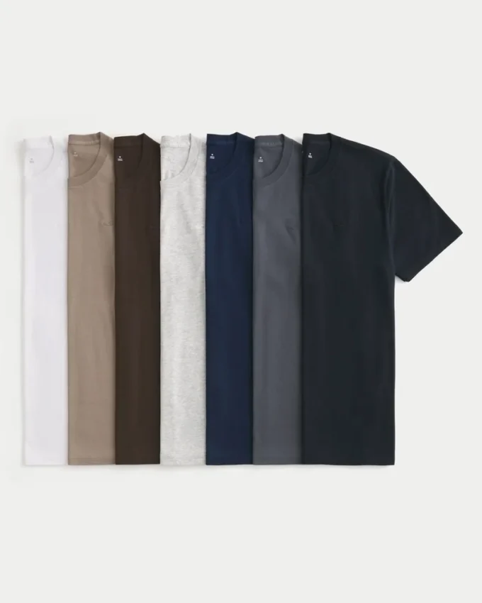 Lot de 7 t-shirts Icon Crew