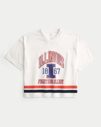 Maillot de football graphique Fighting Illini de l&rsquo;université de l&rsquo;Illinois