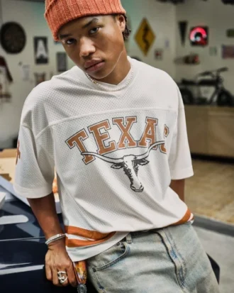 Maillot de football graphique Longhorns de l&rsquo;université du Texas à Austin