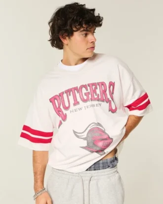 Maillot de football graphique Rutgers University Scarlet Knights