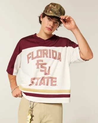 Maillot de football graphique Seminoles de l&rsquo;université d&rsquo;État de Floride