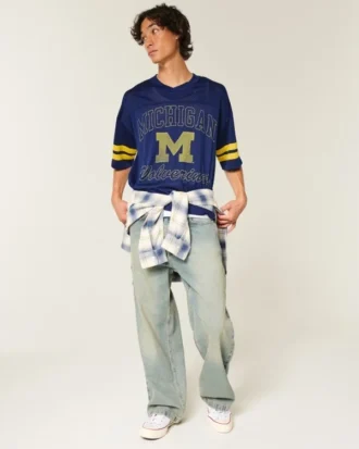 Maillot de football graphique Wolverines de l&rsquo;université du Michigan