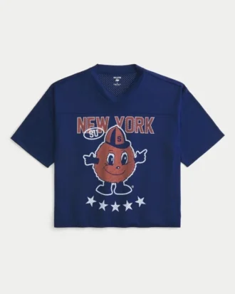 Maillot de football orange à motif graphique de l&rsquo;université de Syracuse