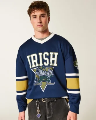 Maillot de hockey graphique Fighting Irish de l’université de Notre Dame Maillot de hockey graphique Fighting Irish de l’université de Notre Dame