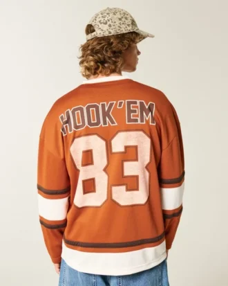 Maillot de hockey graphique Longhorns de l’université du Texas à Austin Maillot de hockey graphique Longhorns de l’université du Texas à Austin