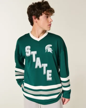 Maillot de hockey graphique Michigan State University Spartans Maillot de hockey graphique Michigan State University Spartans