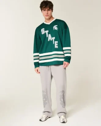 Maillot de hockey graphique Michigan State University Spartans Maillot de hockey graphique Michigan State University Spartans