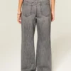 Mini-ceinture ultra basse Jean baggy gris Mini-ceinture ultra basse Jean baggy gris