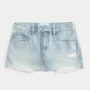 Mini-jupe-short en denim Mini-jupe-short en denim