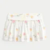 Mini-jupe-short plissée