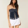 Mini-jupe-short plissée Mini-jupe-short plissée