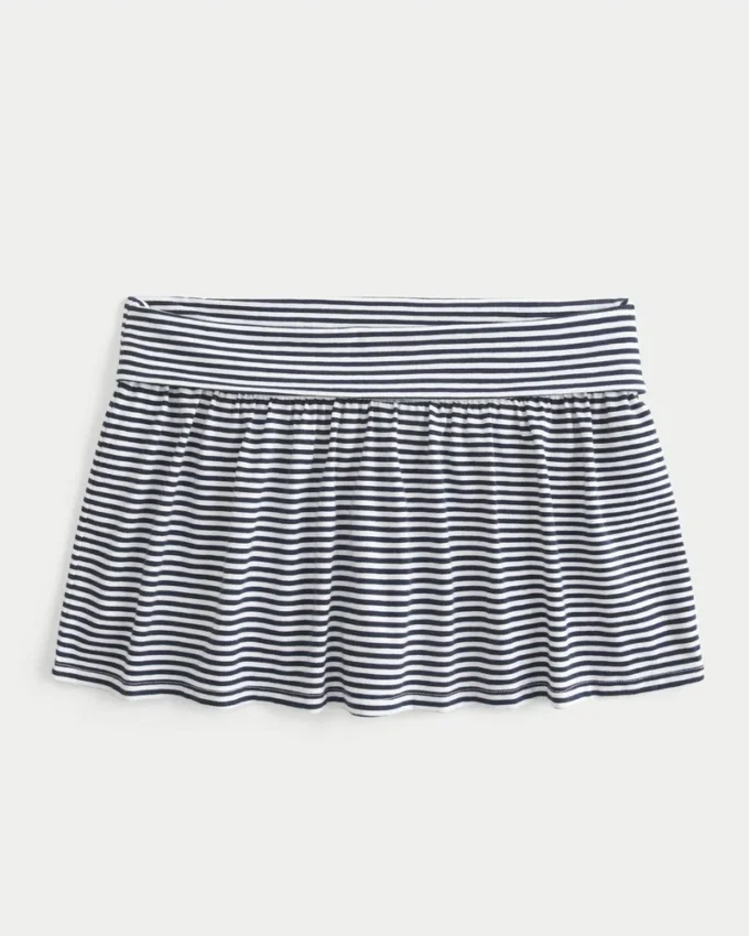 Mini-jupe-short plissée en tricot Mini-jupe-short plissée en tricot