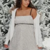 Mini-robe babydoll en mousseline Mini-robe babydoll en mousseline