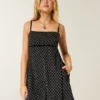 Mini-robe babydoll en mousseline Mini-robe babydoll en mousseline